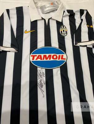 Alessandro Del Piero signed 2006-07 Juventus replica jersey,
 TamOil sponso), with COA and exact photo proof of item being signed