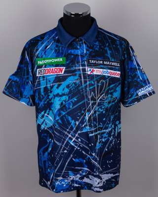Luke Humphries Round 3 match-worn shirt, 2025/26 PDC World Darts Championship