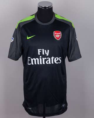 Wojciech Szczesny black No.1 Arsenal v. Vietnam goalkeeper shirt, 2013
