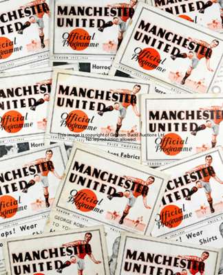 Manchester United v Notts County programme 25th December 1934