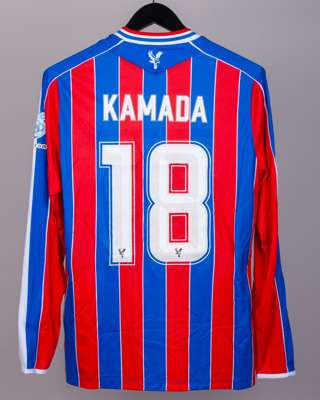 Daichi Kamada No.18 Crystal Palace v. Fiorentina match worn shirt