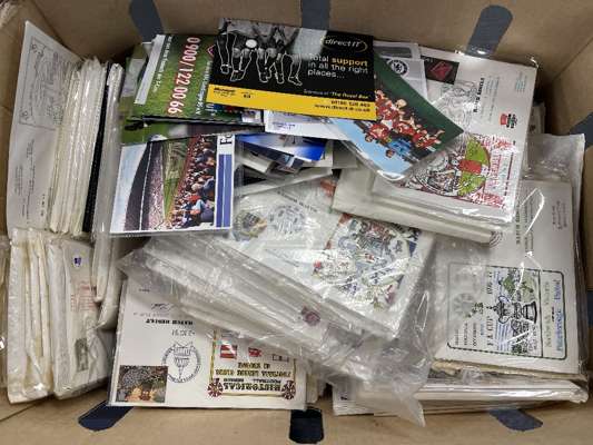 A collection of first day covers including Charity Shield, FA Cup and Domestic examples (a lot)