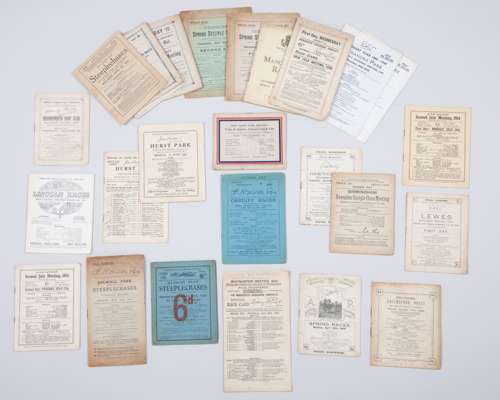 A good collection of 28 racecards for defunct racecourses dating between 1896 and 1969