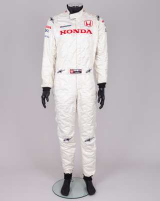 James Rossiter 2008 Honda Racing F1 Team Used Suit