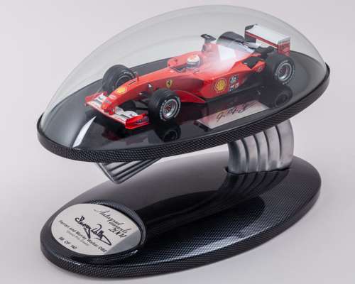 Ferrari & Murray Walker OBE Signed 2001 Autosport Awards Limited Edition Display