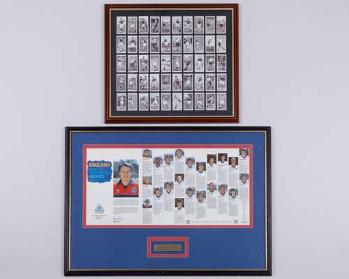 An England 1986 World Cup display