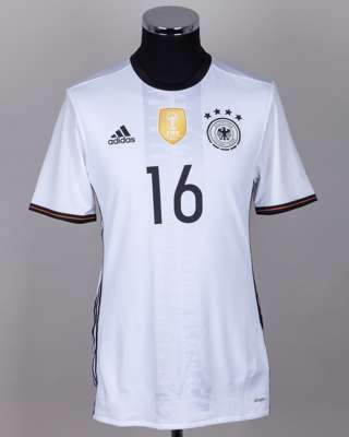 Antonia Rudiger white No.16 Germany v. Italy short-sleeved shirt, 2016