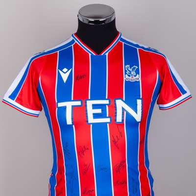 2025-26 Crystal Palace F.C. Women Squad Signed Replica Shirt