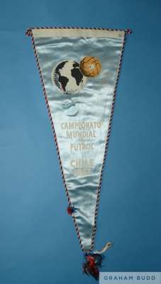 Chile 1962 FIFA World Cup official pennant triangular
