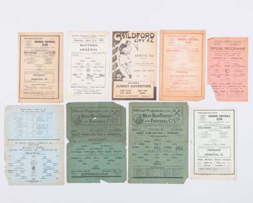 Arsenal v. Tottenham Hotspur, Eastern Counties League, 2/9/42