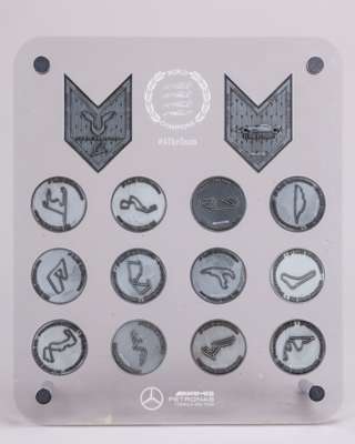 Mercedes-AMG Petronas Motorsport 2017 Constructors Championship Medal Display