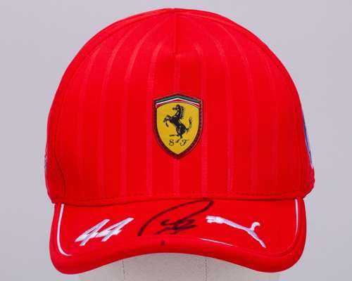 Lewis Hamilton 2025 Ferrari Signed Cap