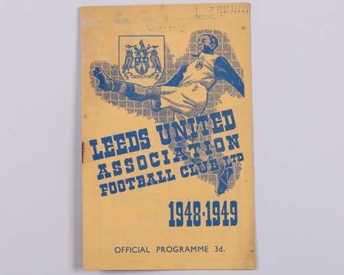Leeds United v. Newport County, F.A.Cup match programme, 8th January 1949