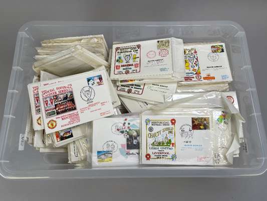 A large collection of first day covers including World Cup, European Cup and Domestic examples (a lot)
