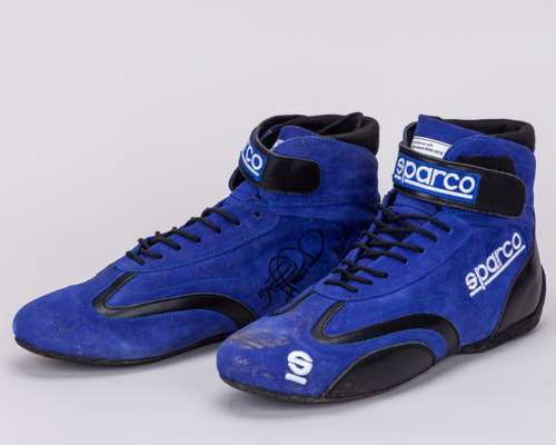 Nigel Mansell Signed 2025 Goodwood Festival of Speed Used Boots