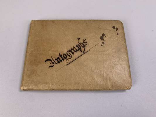 A nice collection of team autographs from the 1920s comprising Manchester United, Arsenal, Burnley, Bradford City, Newcastle United, Leicester City, P