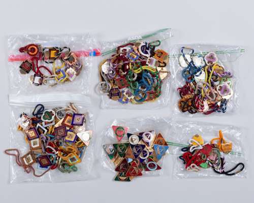 Collection of Ascot racecourse members badges,
