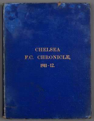 Bound volume of Chelsea home programmes season 1911-12,
 THIS VOLUME INCLUDING THE 1911 FA CHARITY SHIELD MANCHESTER UNITED v SWINDON TOWN 25th SEPT A