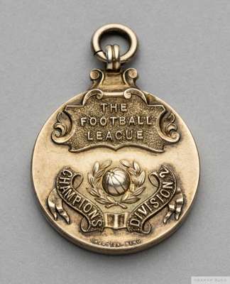 Harry Freeman silver-gilt 1948-49 Division 2 League Championship Winners medal
 the obverse inscribed THE FOOTBALL LEAGUE, CHAMPIONS DIVISION 2, the r