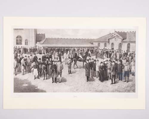 Lowes Cato Dickinson (1819-1908) The Birdcage at Newmarket 1885