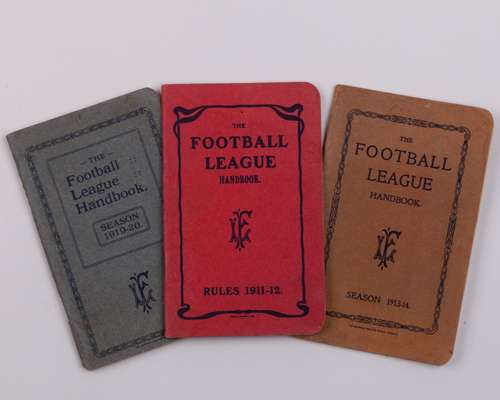 The Football League Handbooks, 1911-12, 1913-14 and 1919-20