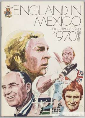 Official England 1970 World Cup itinerary