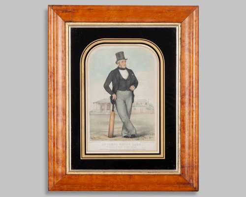 Sketches at Lords No.1 lithograph by John Corbet Anderson