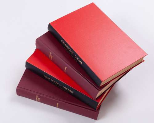 Four bound volumes of Greyhound Owner & Breeder newspapers