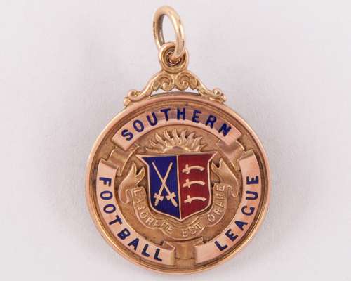 William Wake 15ct gold Southern Football League Winners medal, 1911-12
