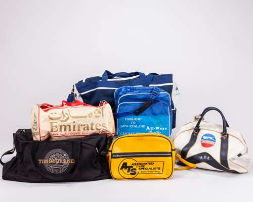 New Zealand v. Pakistan and India 1994 cricket series and Timberland equipment bags