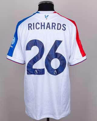 Chris Richards No.26 Crystal Palace v. Manchester United (Away) match-worn shirt