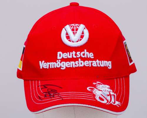 Michael Schumacher Signed Ferrari Cap