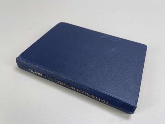 Bound volume of Tottenham Hotspur home league match programmes, 1969-70. 
 Vol.62 No.2 Burnley, 13th August 1969 to Vol.62 No.54 Arsenal, 2nd May 1970