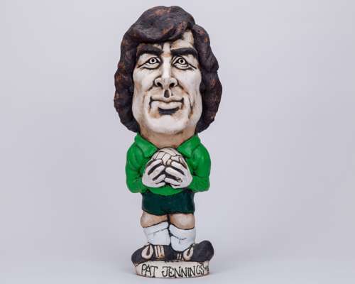Rare large John Hughes Grogg figure of Pat Jennings
