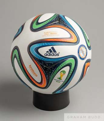 Adidas Brazuca FIFA World Cup 2014 official Group D match ball Italy v Uruguay