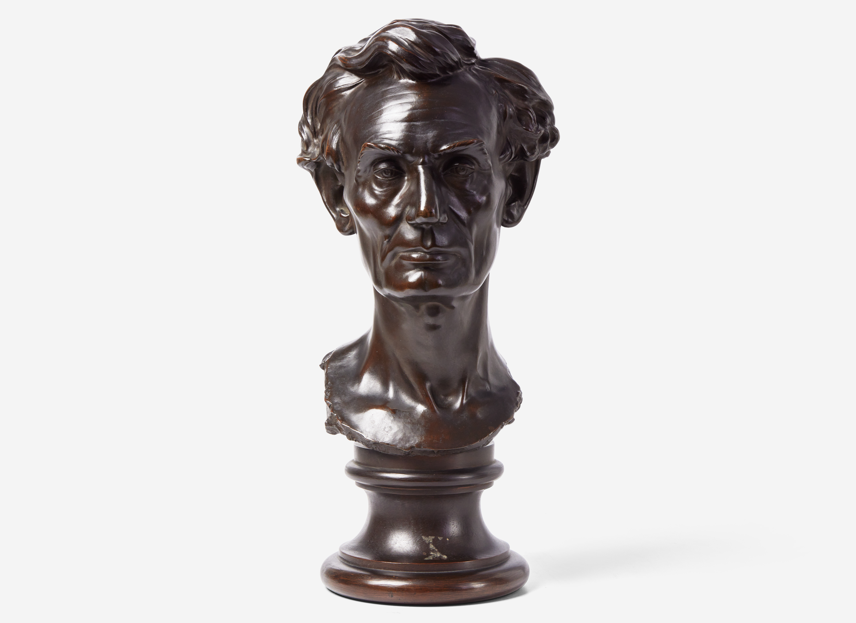 Leonard Wells Volk (18281895), Bronze bust of Abraham Lincoln (18091865), cast by Roman Bronze