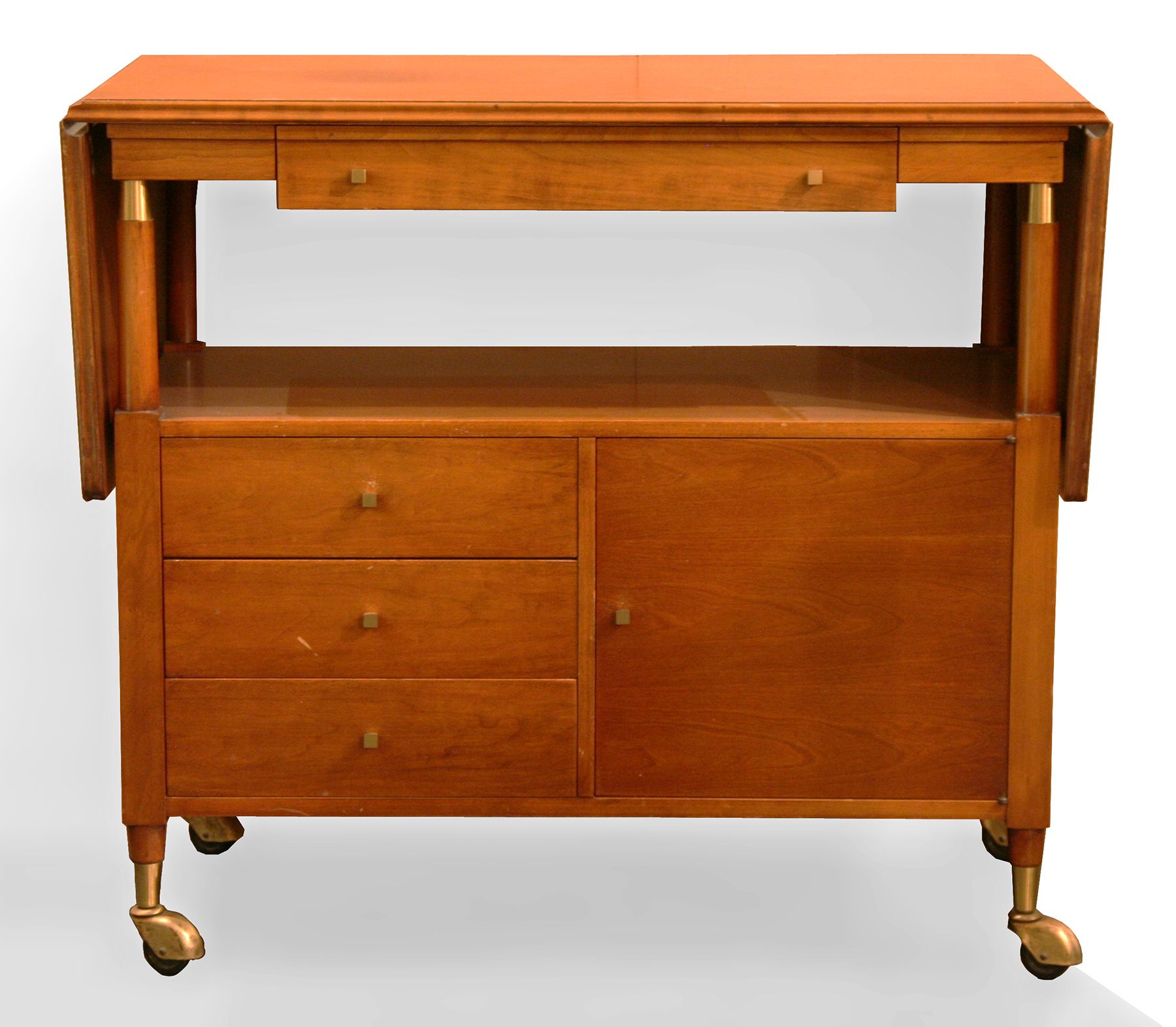 Past auction Tea cart john grand rapids, mi, early 1970s