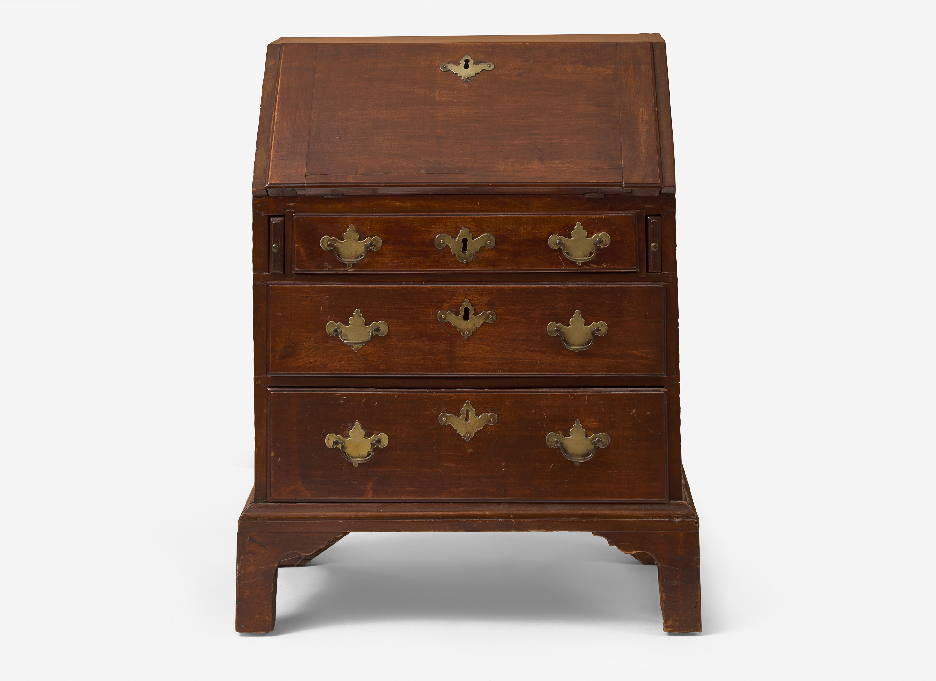 Past auction A Chippendale maple child's slantfront desk, New England