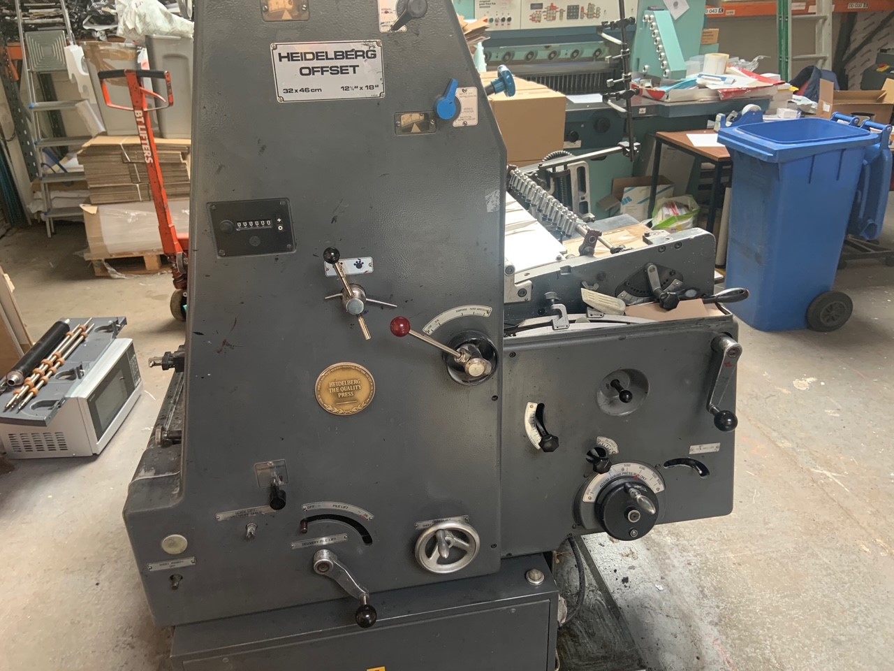Industrial Printing Equipment Including Guillotine and Offset Machine due to Restructure of Business