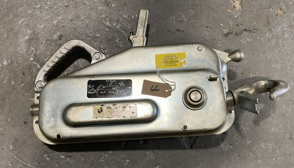 Lifting Equipment to include Hoists, Pulls, Jacks, Rigs and Material Handling Equipment due to Clearance
