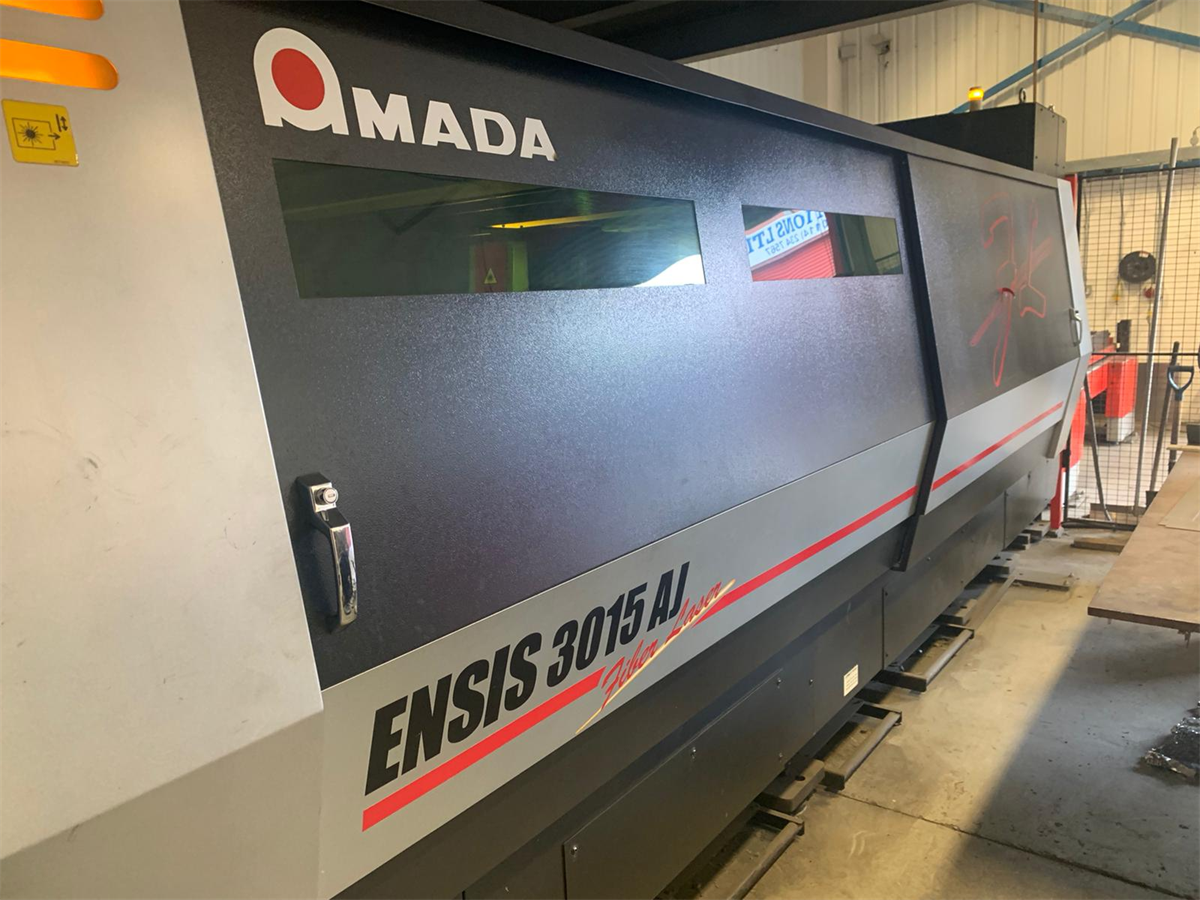 2018 Amada ENSIS 3015 3kW AJ Fibre Laser Cutting Machine direct from UK Steel Fabricator