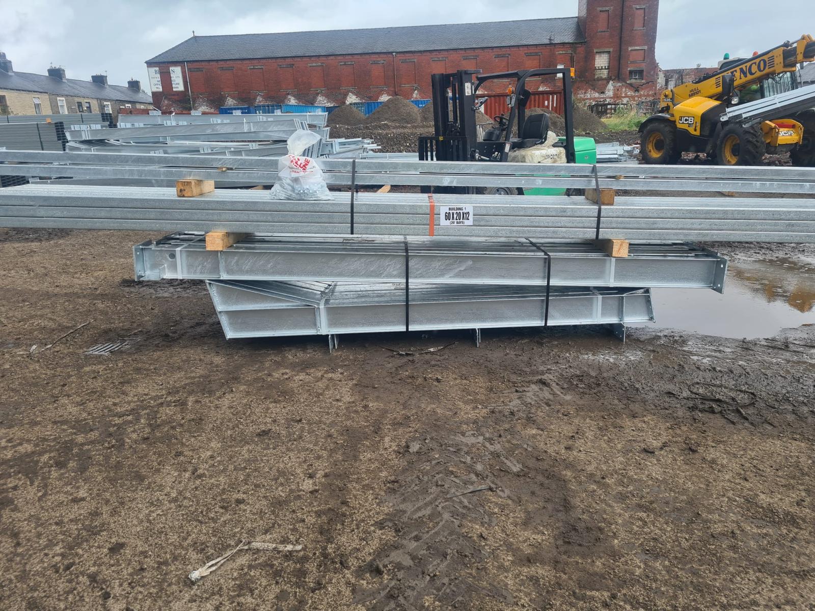 2025 XCMG XE60GA 6 Ton Excavator & Unused Agricultural Galvanised Steel Buildings in Various Sizes, due to Business Restructure | Loading Available | Subject to Vendor Approval