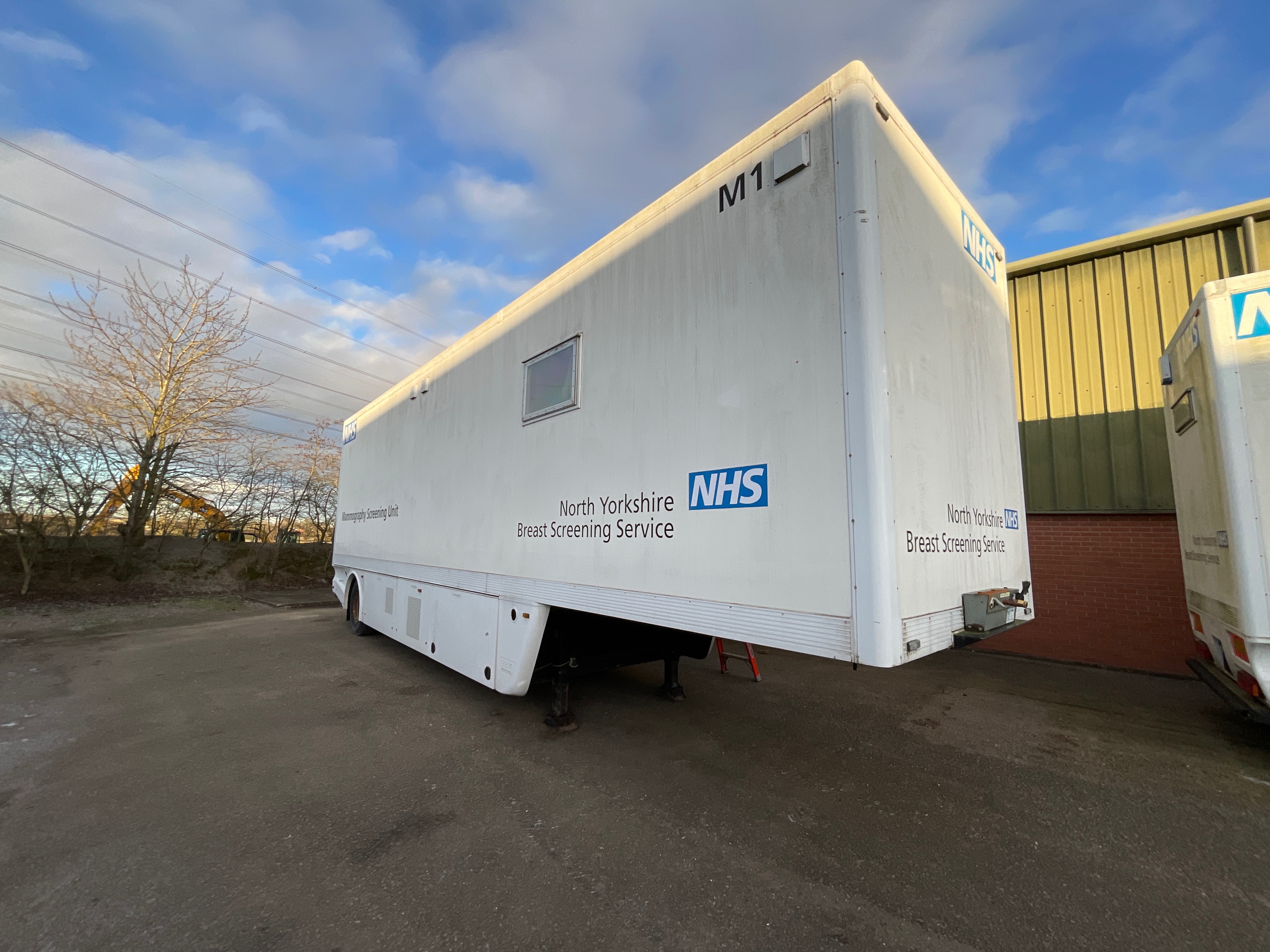 2010 Martrans Paneltex Mammography Trailer direct from Finance Company