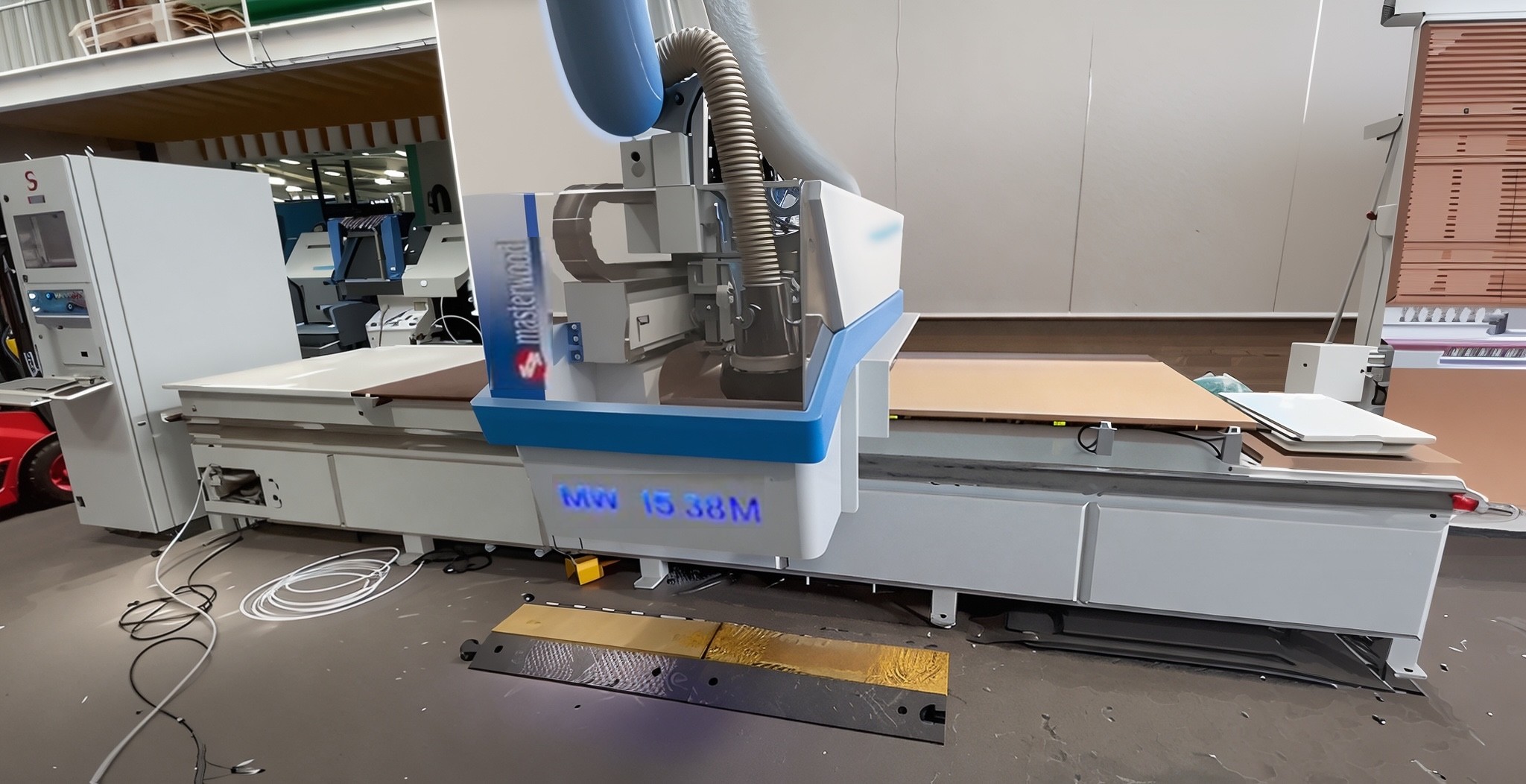 2017 Masterwood Fresatrice MW15.38M 3 Axis CNC Router, due to Business Restructure | Subject to Vender Approval