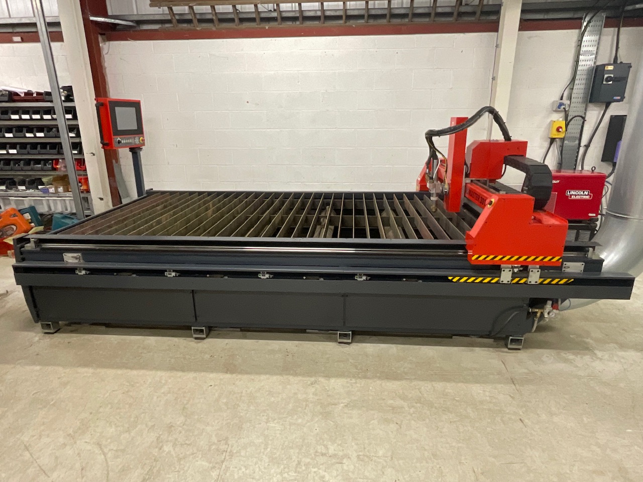 2017 Kerf Plasmaster 3015 Plasma Cutter & 2019 ABAC Spinn Air Compressor, due to Business Restructure