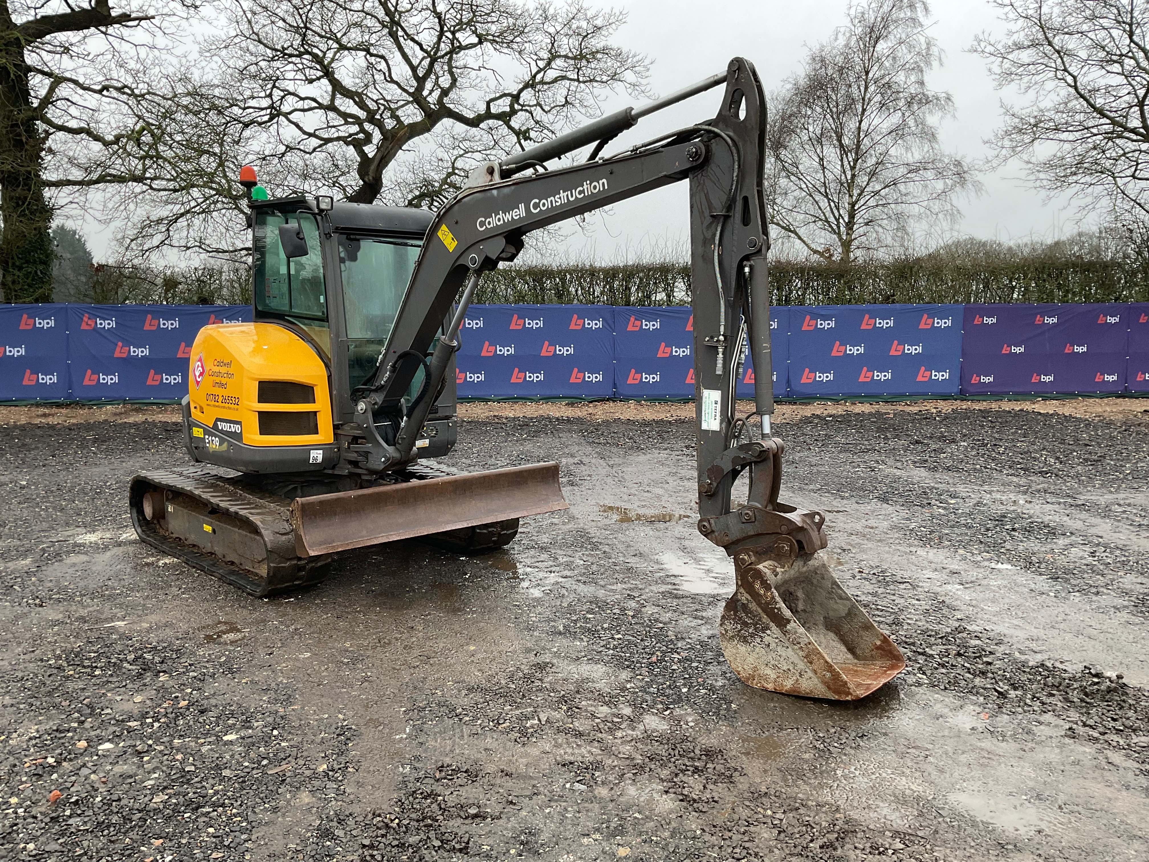 Sale 3 | 2020 Volvo ECR50D 5T Tracked Excavators & 2013 Volvo EC27C 3T Tracked Excavators on behalf of the Administrators of Caldwell Construction Limited & Major Finance Companies | Subject to Vendor Approval