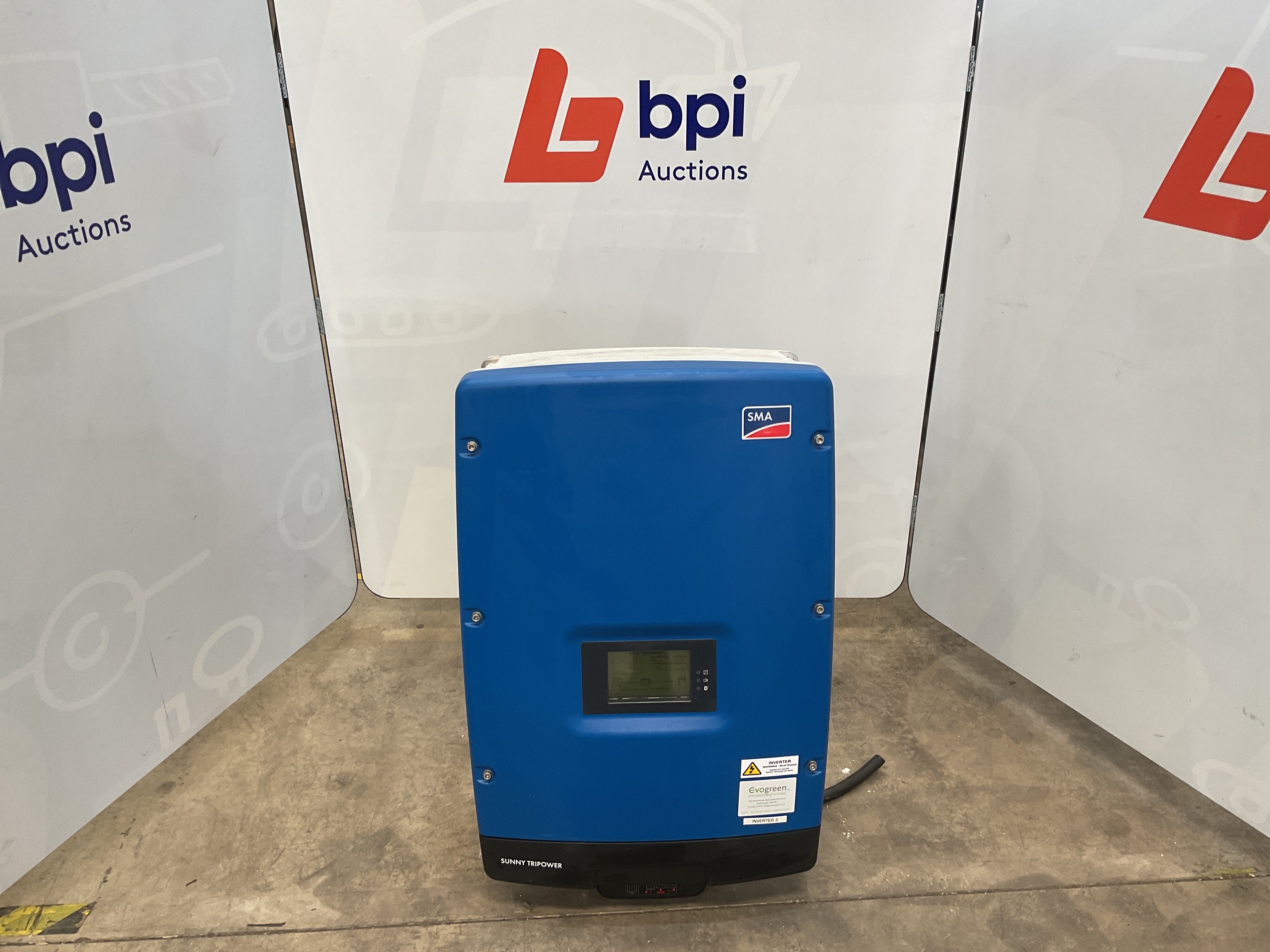Winaico WST-250P6 Solar Panels, Sunny Tripower Inverters, Control Boxes & Data Loggers on behalf of Finance Company | All Winning Bids are subject to Vendor Approval