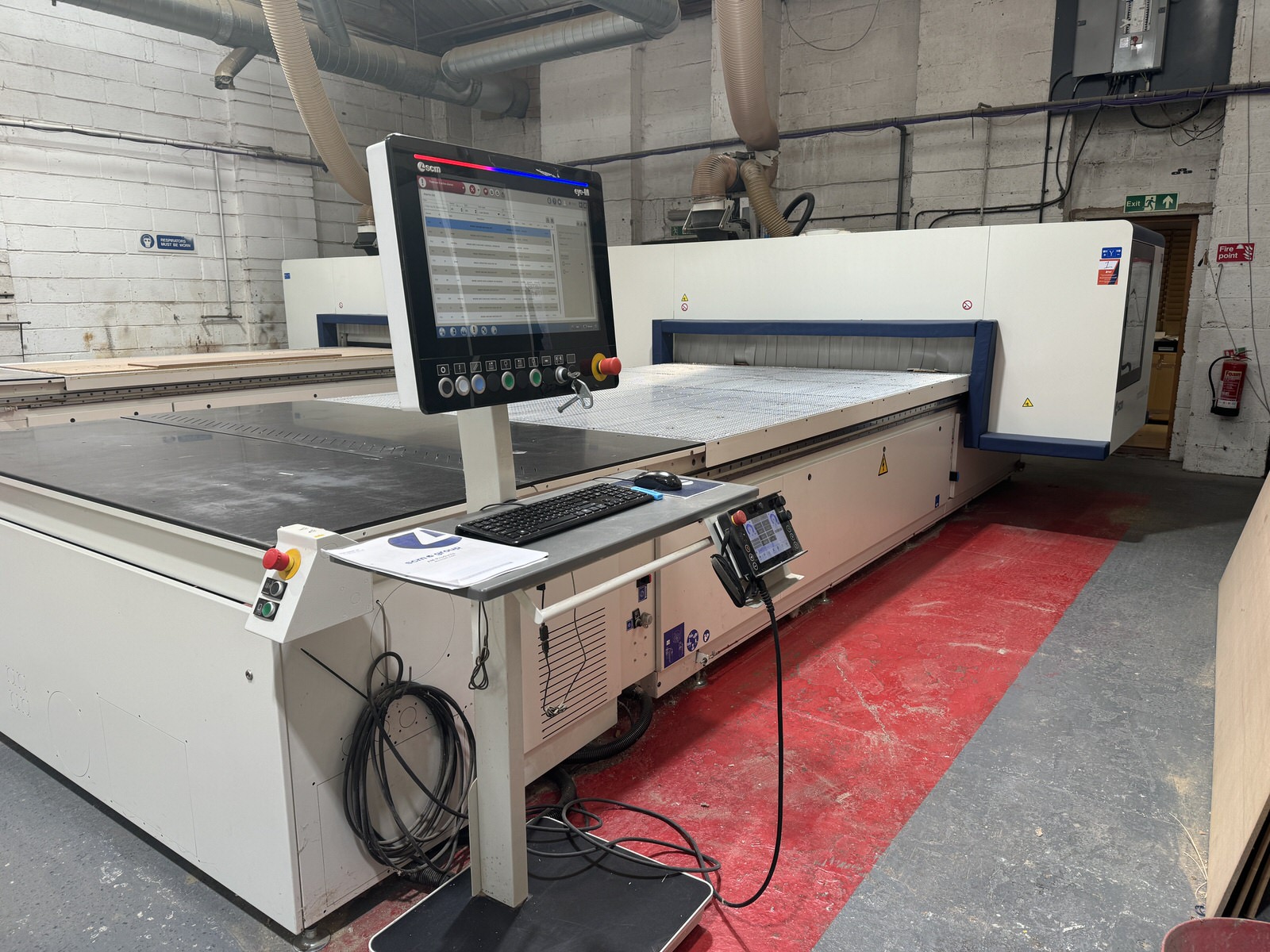 Entire Contents of AM Products High Quality Kitchens & Bedrooms to include Late Model CNC Machinery, Tools, FLT, Stocks & more, due to Retirement