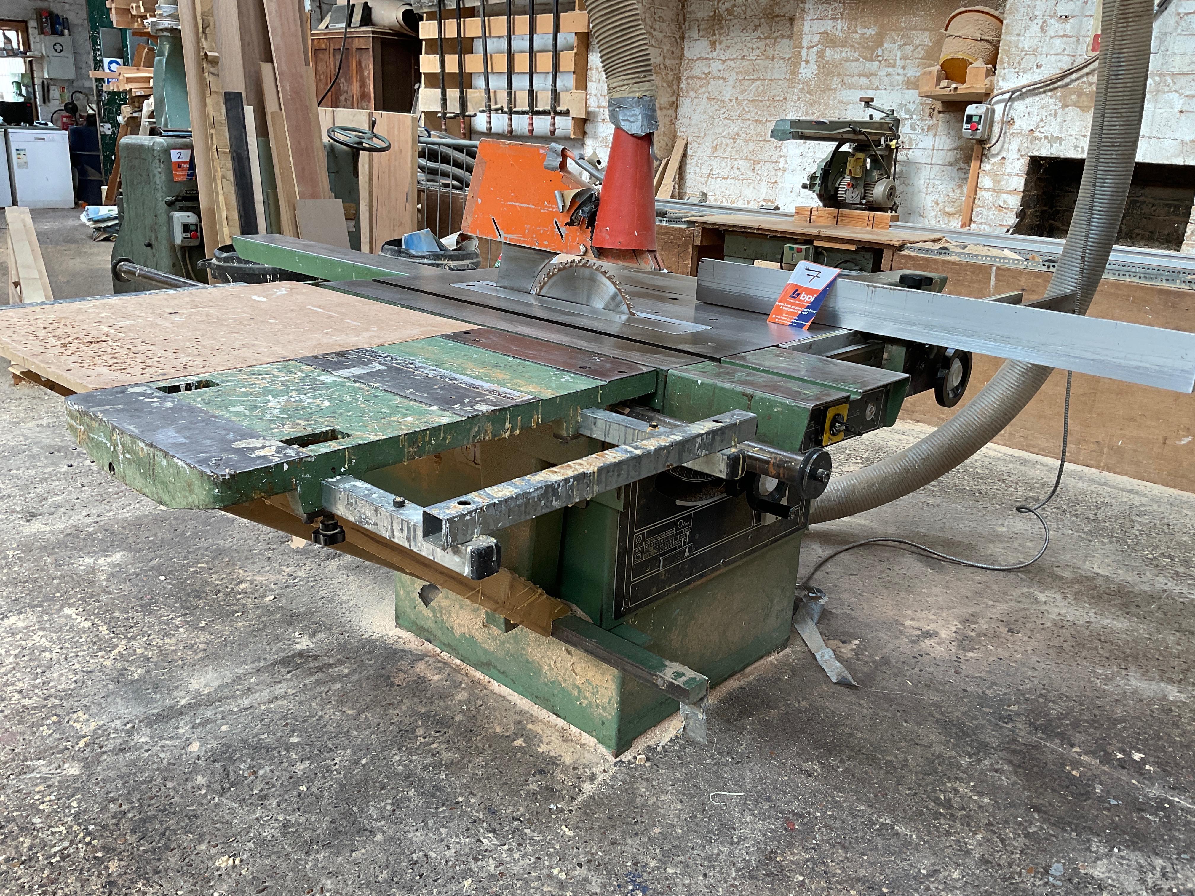 Entire Contents of Wooden Staircase Manufacturer to include Planer Moulder, Tenoning Machine, Panel Saw, Chisel Morticer & more, due to Retirement | Subject to Vendor Approval
