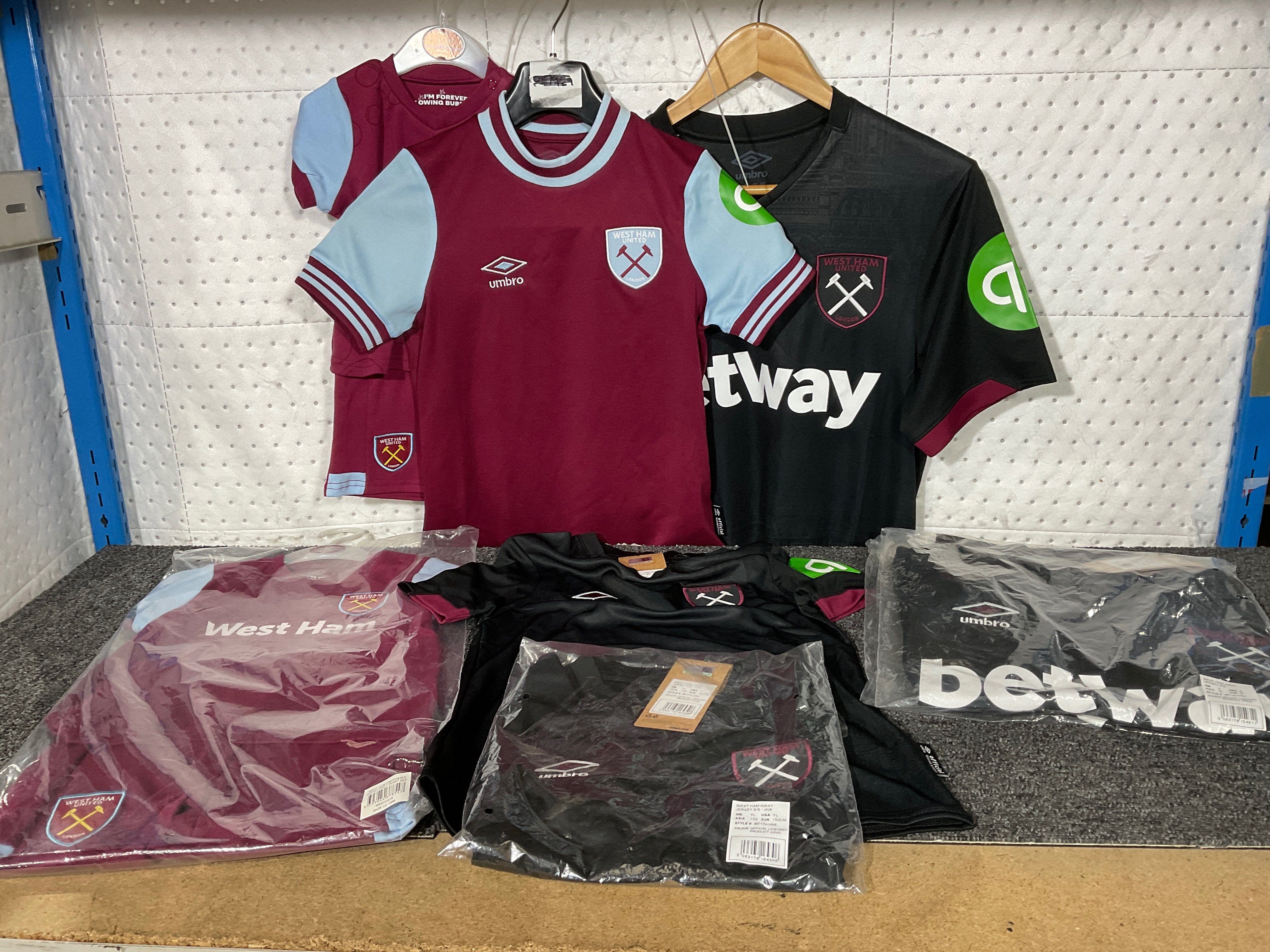 Children’s Sportswear & Merchandise to include Formula 1, Football, Rugby & Motorsport Kits, Replica Shirts, Caps & T-Shirts on behalf of the Liquidators of Sport Family Limited | Subject to Vendor Approval